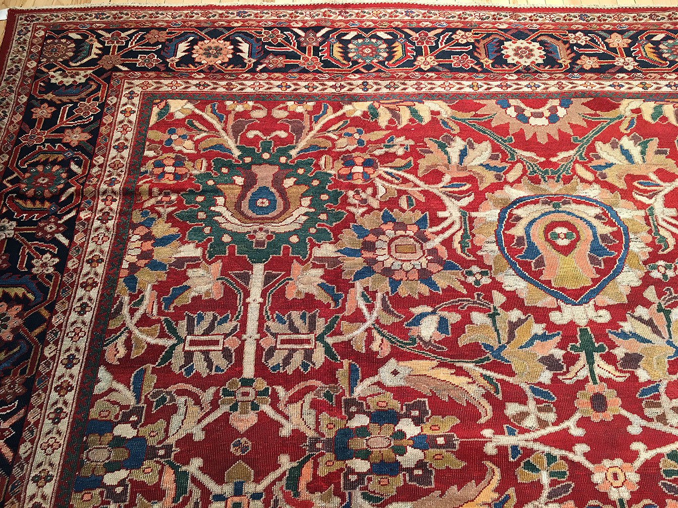 Antique sultan abad Carpet - # 52666