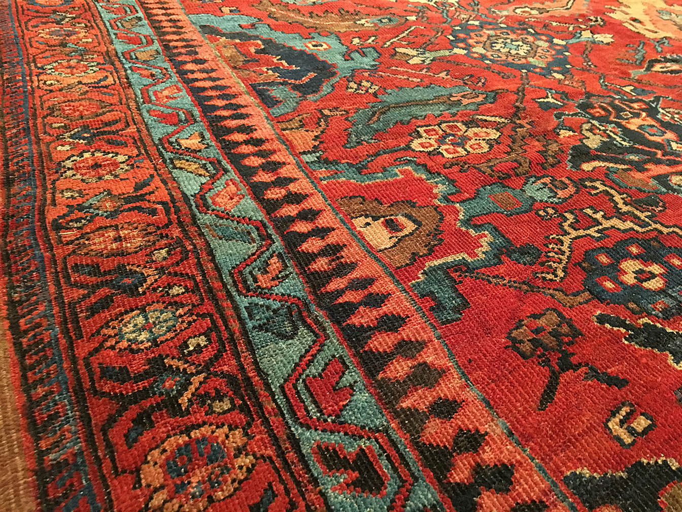 Antique sultan abad Carpet - # 53163
