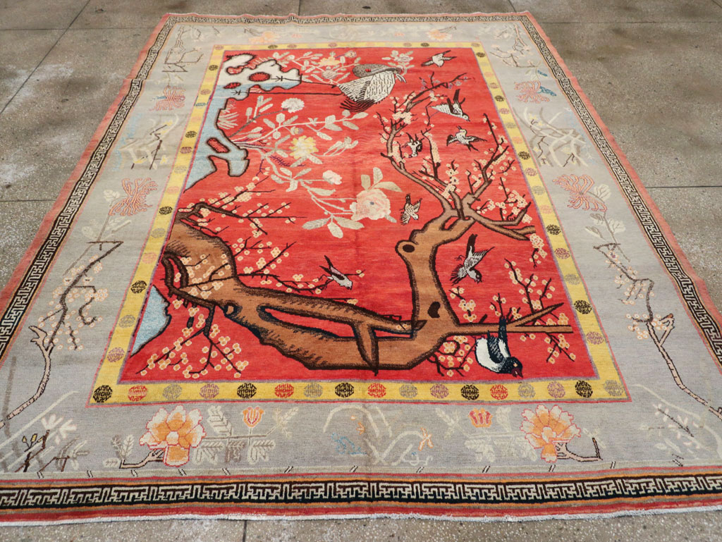 Vintage samarkand Carpet - # 57522