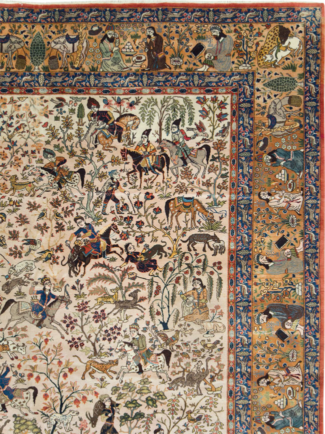 Vintage tabriz Carpet - # 54999