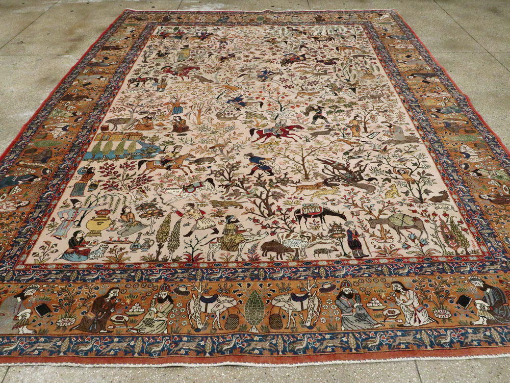 Vintage tabriz Carpet - # 54999
