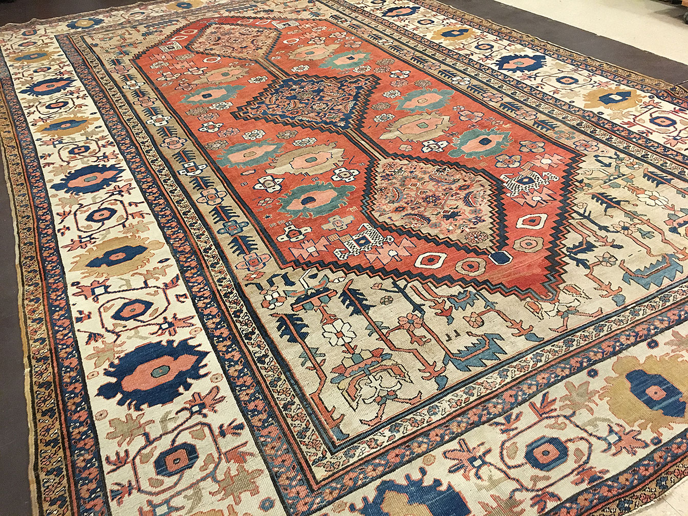 Antique bakshaish Carpet - # 52958