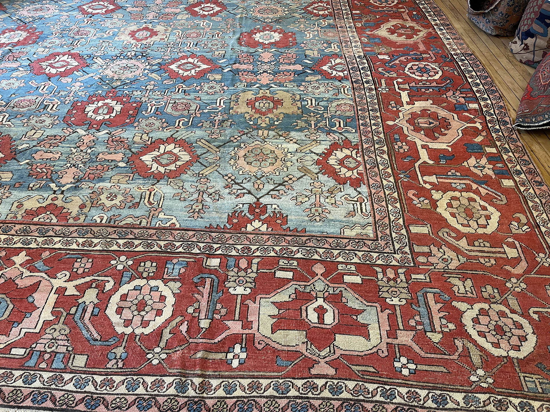Antique bakshaish Carpet - # 58250