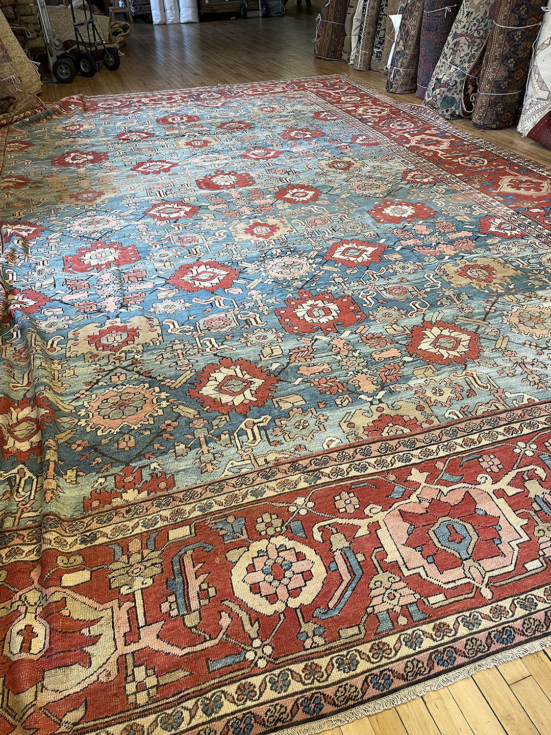 Antique bakshaish Carpet - # 58250