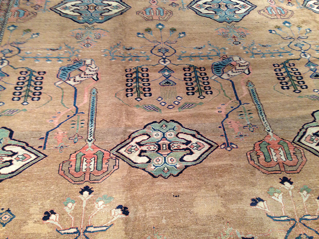 Antique bakshaish Carpet - # 9365