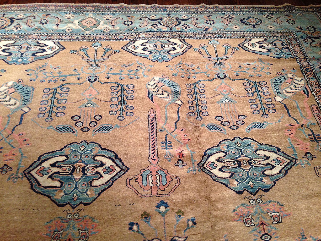 Antique bakshaish Carpet - # 9365