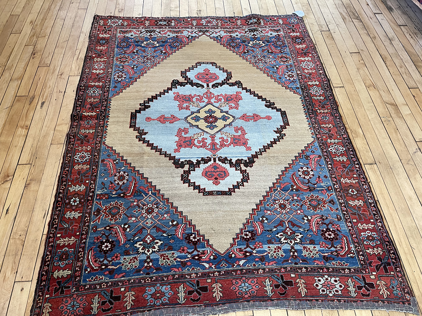 Antique bakshaish Rug - # 80151