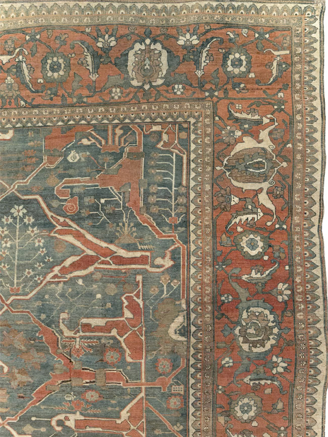 Antique bidjar, geirous Carpet - # 58067