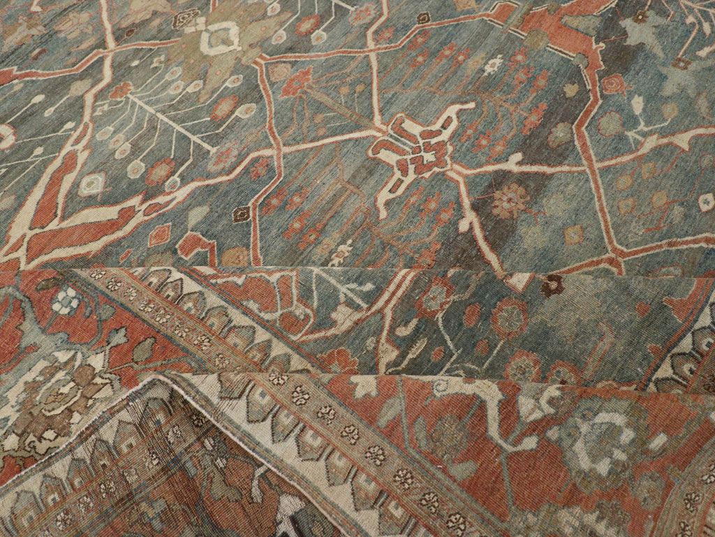 Antique bidjar, geirous Carpet - # 58067