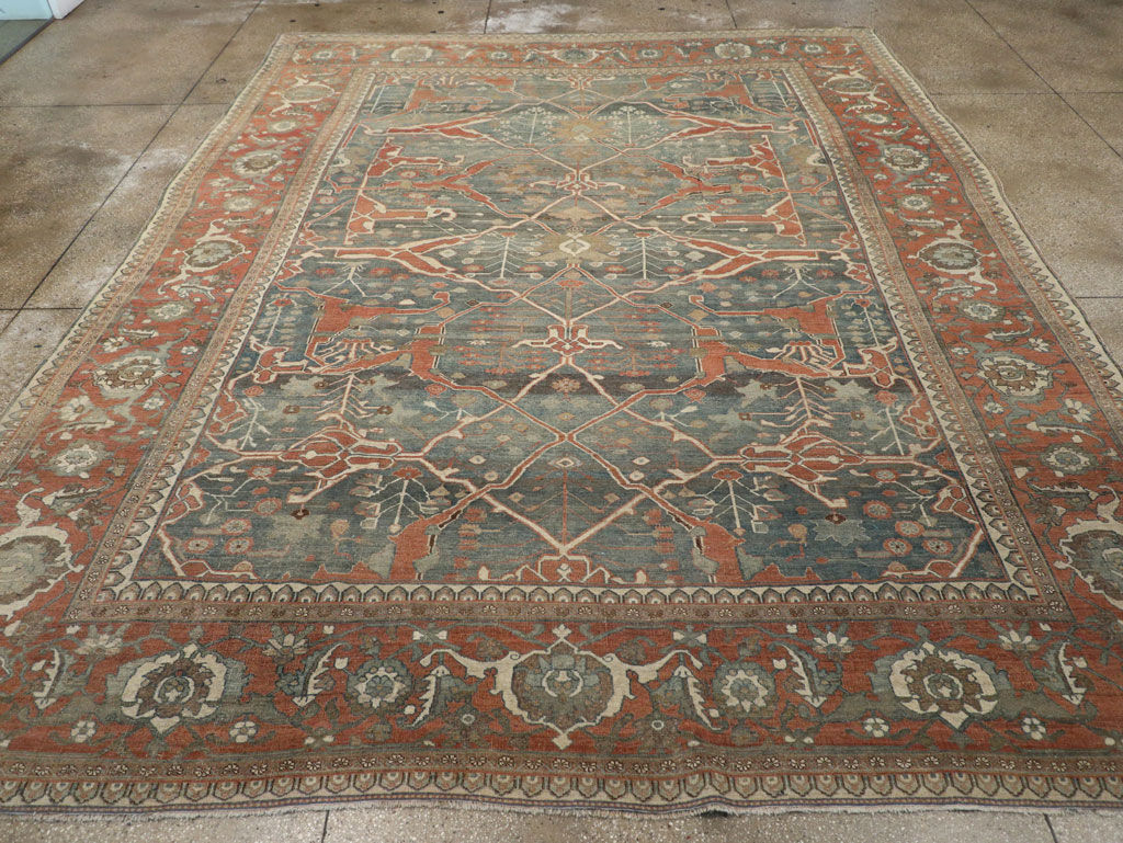 Antique bidjar, geirous Carpet - # 58067