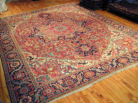 Antique heriz Carpet - # 1684