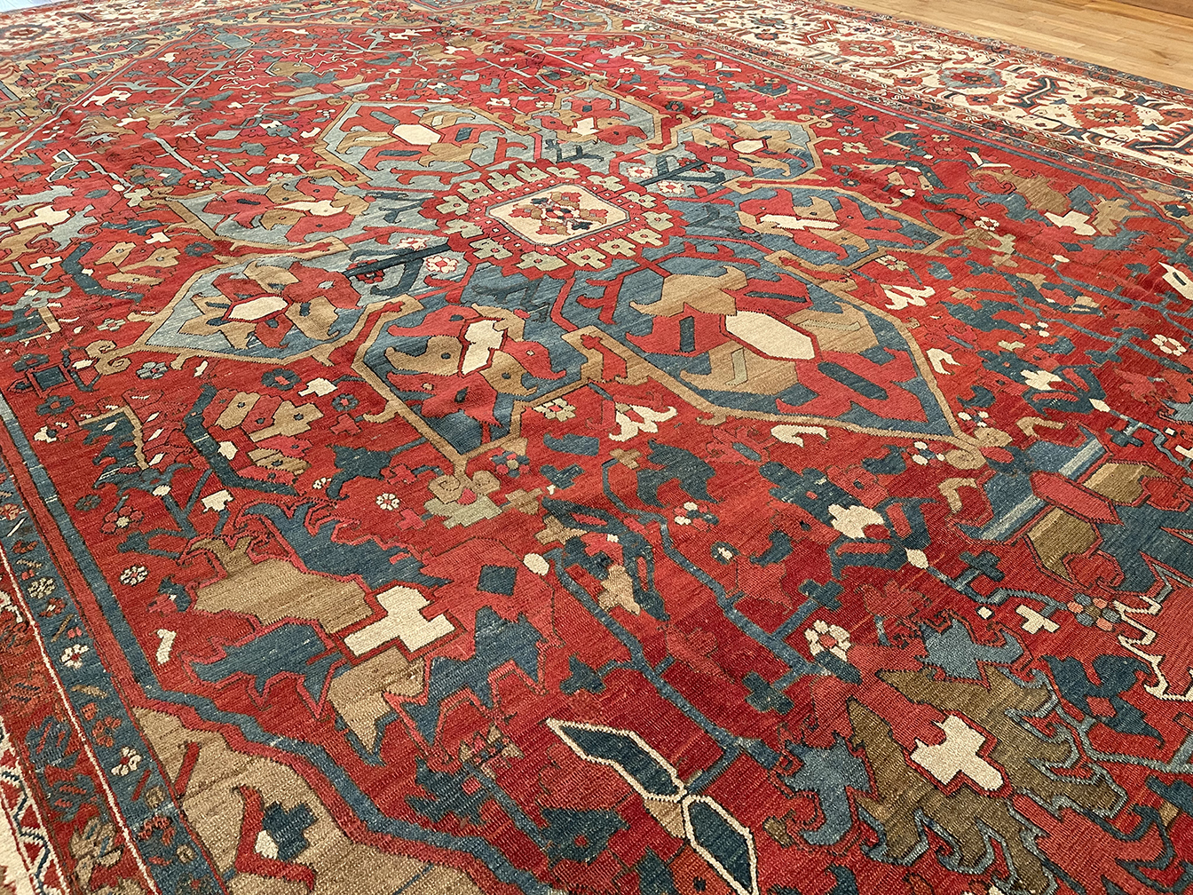 Antique heriz Carpet - # 52194