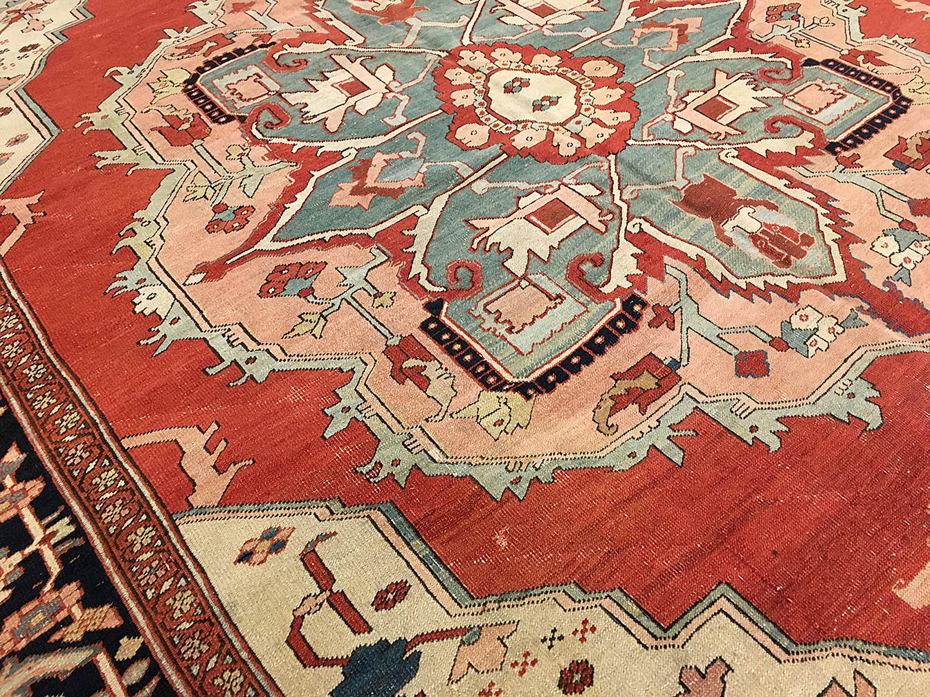 Antique heriz Carpet - # 53145
