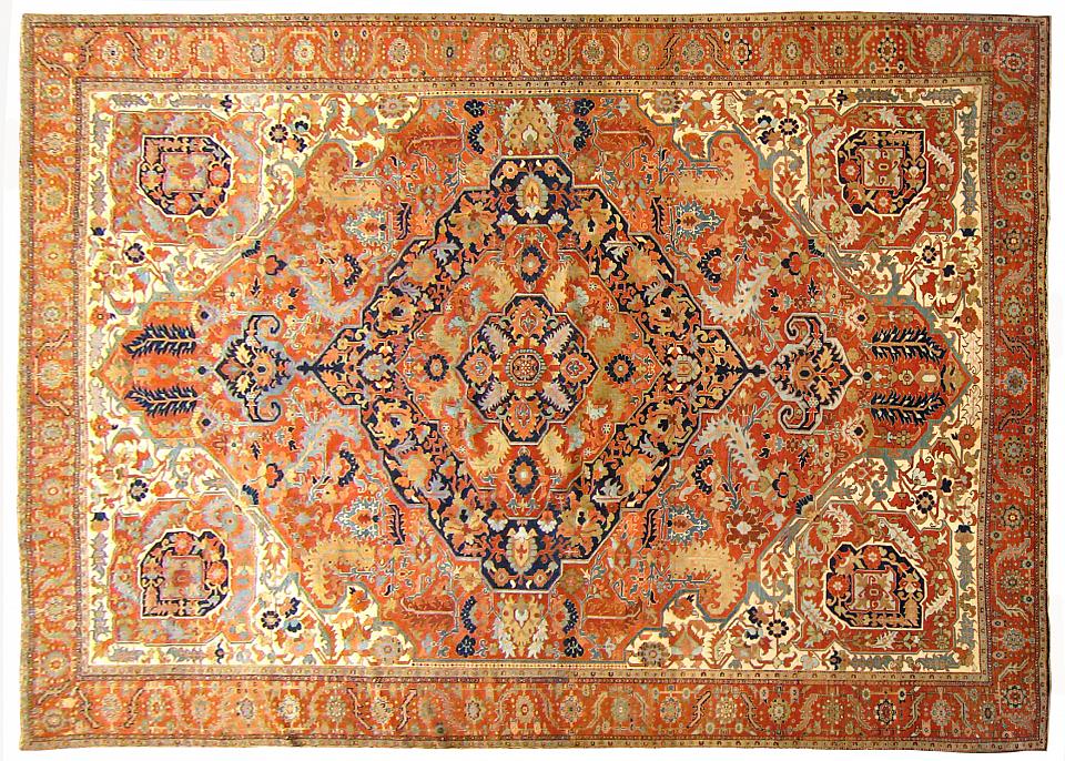 Antique heriz Carpet - # 54080