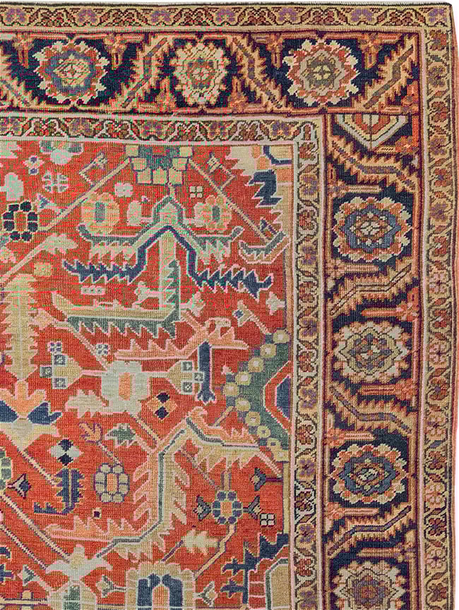 Antique heriz Carpet - # 57974