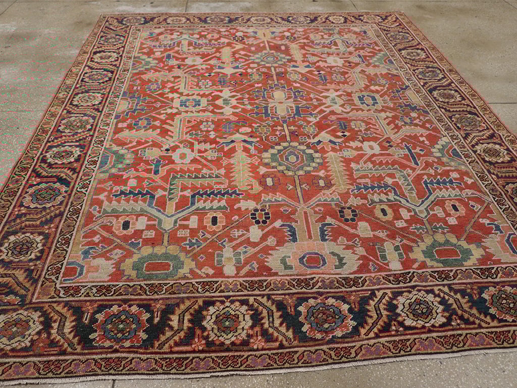 Antique heriz Carpet - # 57974