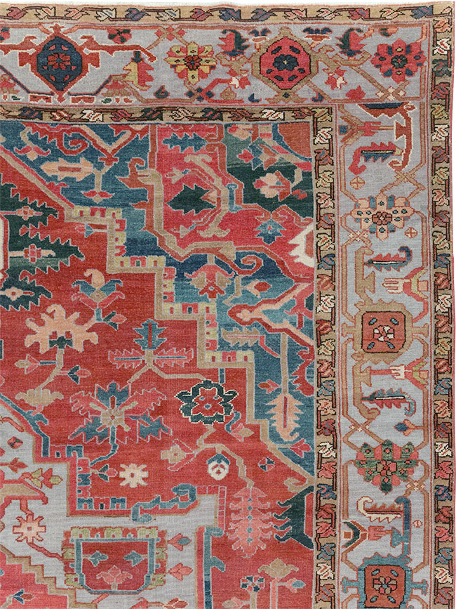 Antique heriz Carpet - # 58152