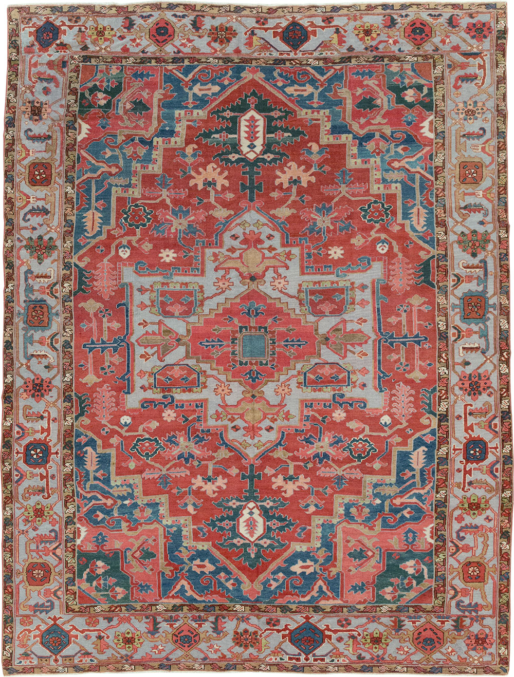 Antique heriz Carpet - # 58152