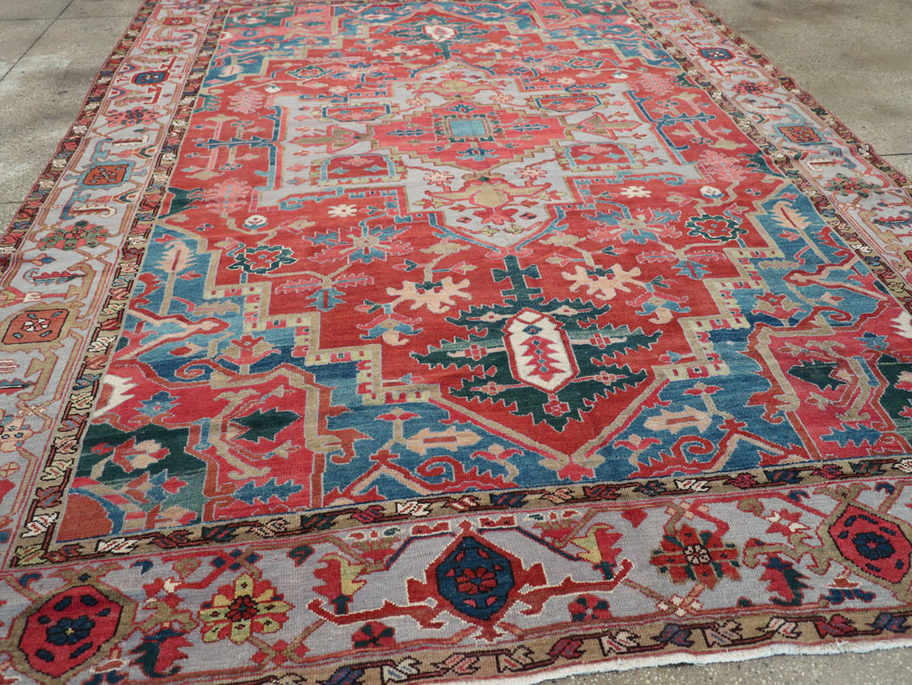 Antique heriz Carpet - # 58152