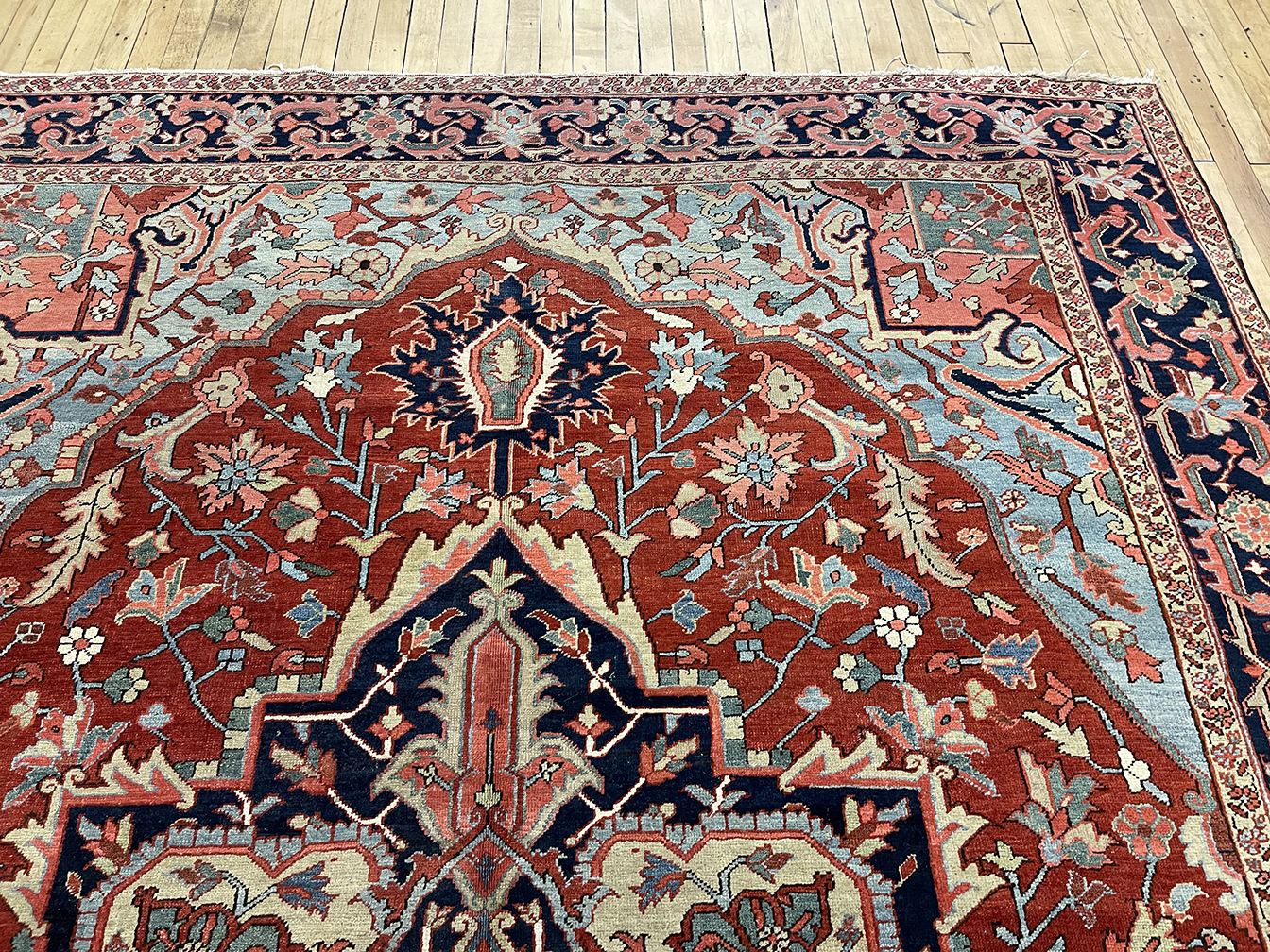Antique heriz Carpet - # 58172