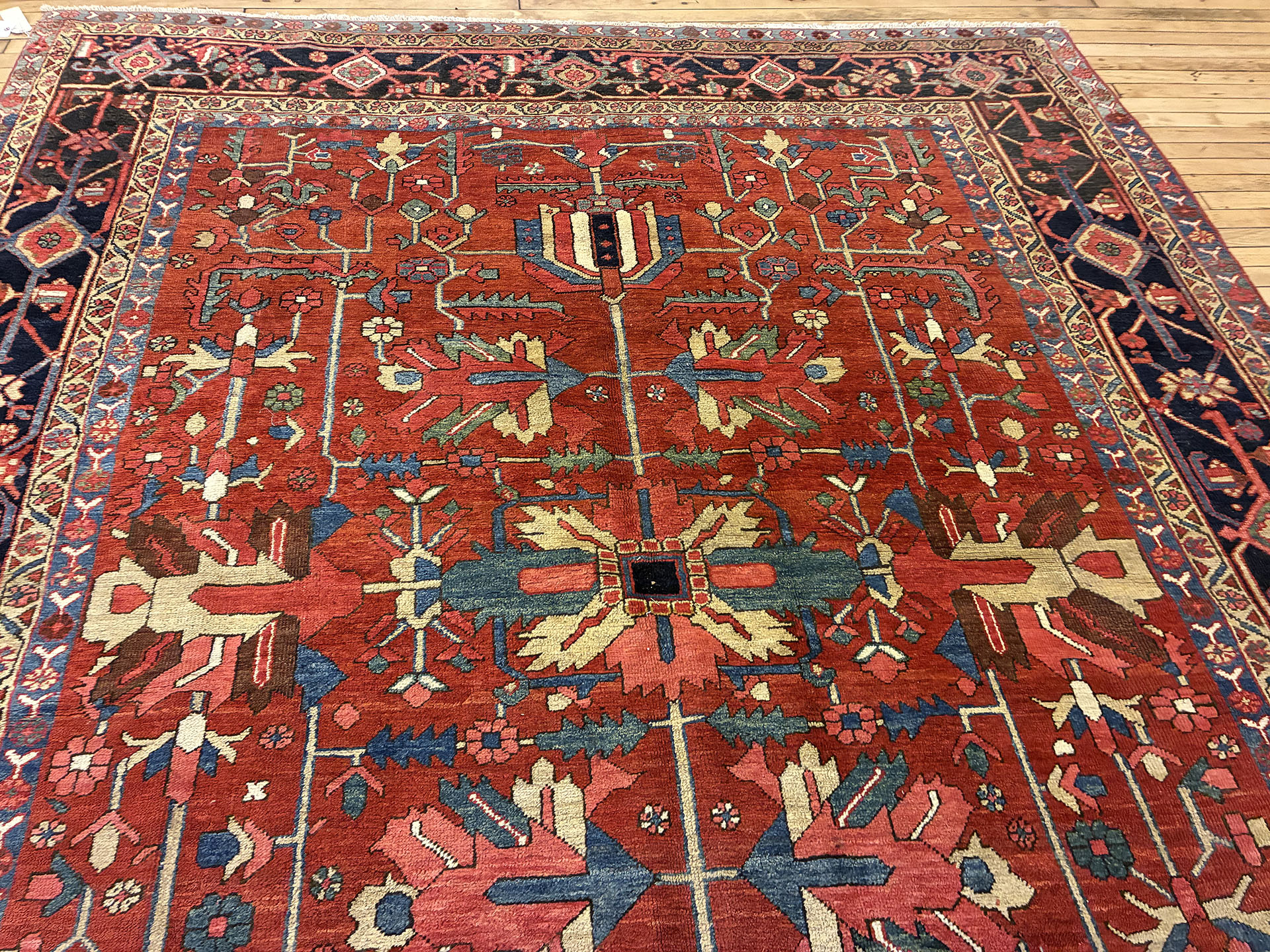 Antique heriz Carpet - # 58191