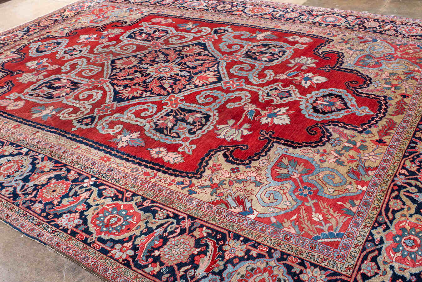 Antique heriz Carpet - # 58239