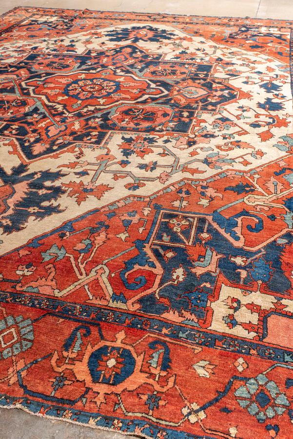 Antique heriz Carpet - # 58240