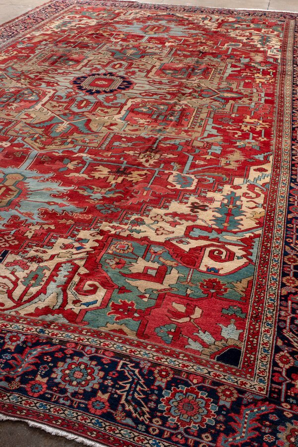 Antique heriz Carpet - # 58241