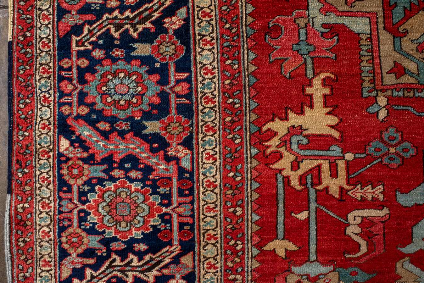 Antique heriz Carpet - # 58241