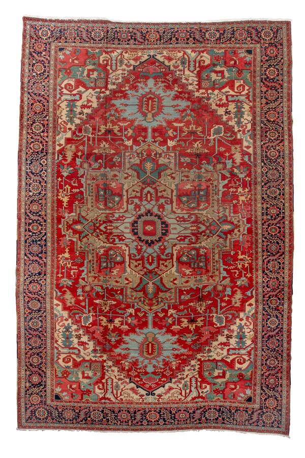 Antique heriz Carpet - # 58241