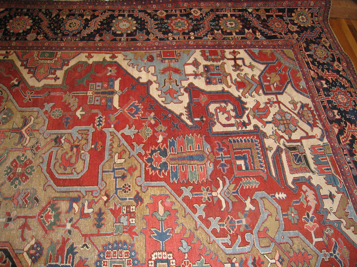 Antique heriz Carpet - # 6748