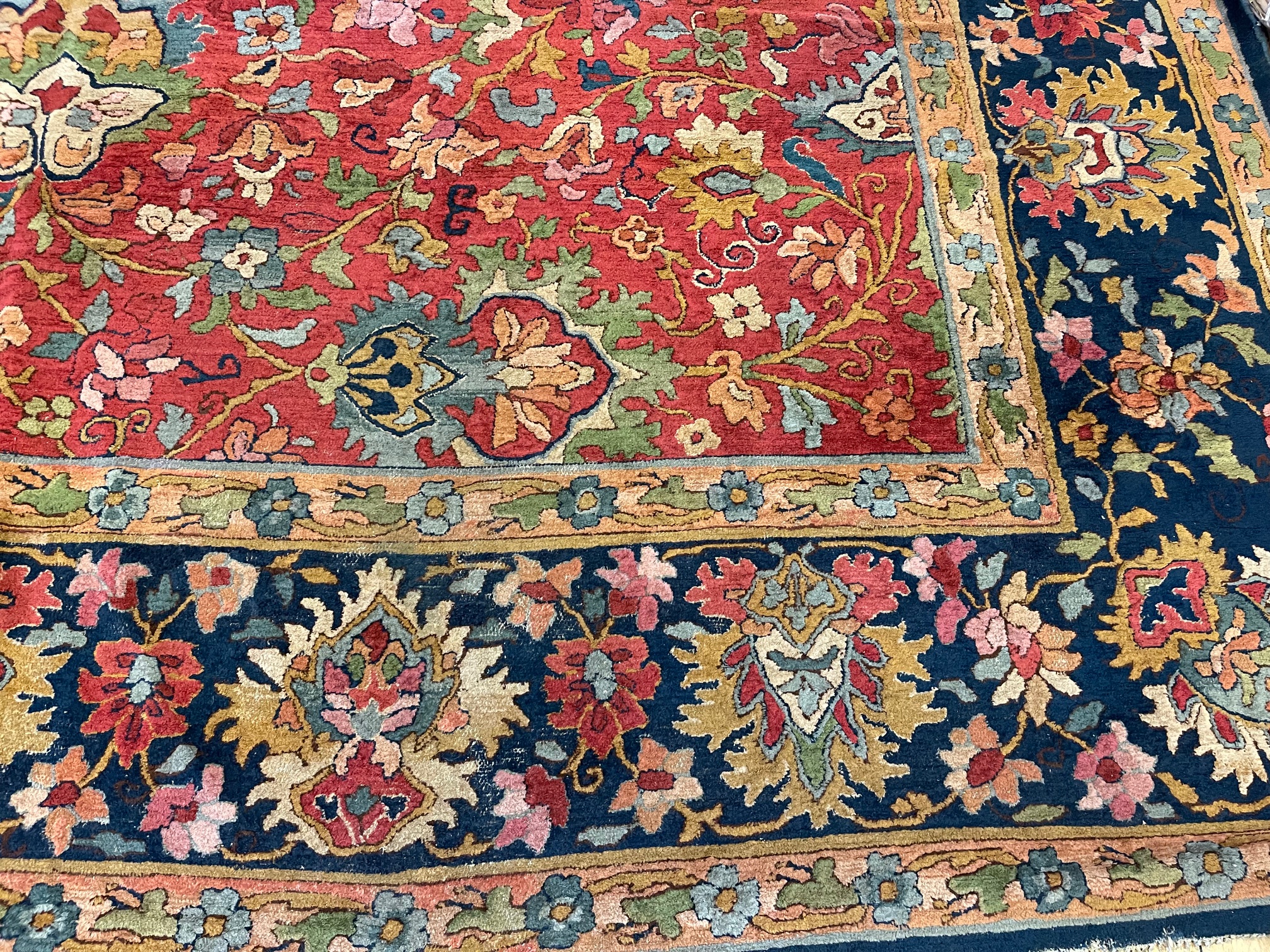 Antique hooked Carpet - # 57777