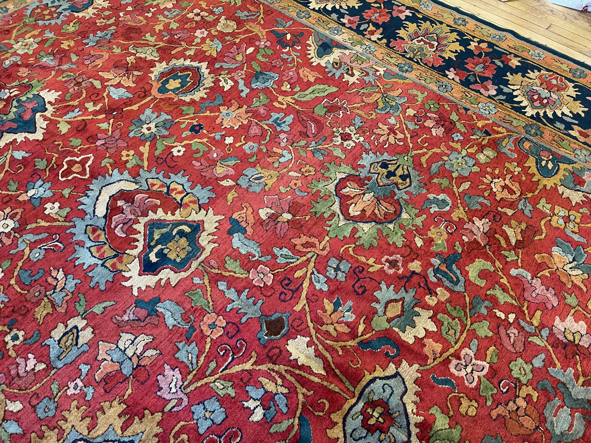 Antique hooked Carpet - # 57777