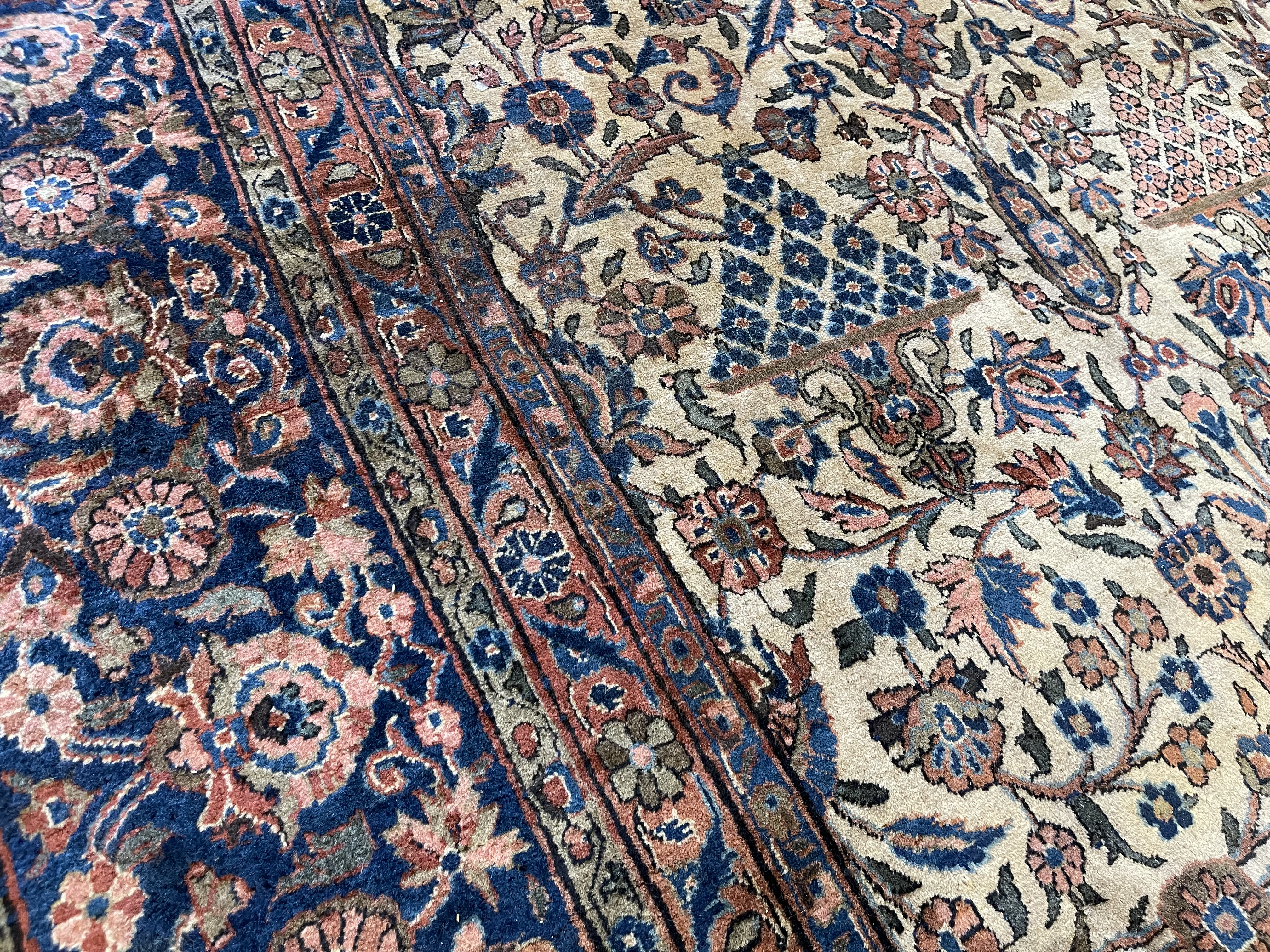 Antique kashan Carpet - # 78230