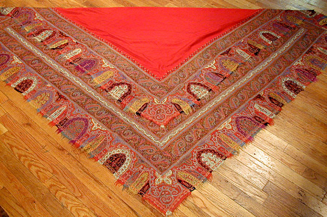 Bazar Oriental Rugs - Metropolitancarpet.com: Antique Kashmir Shawl 5'0 ...