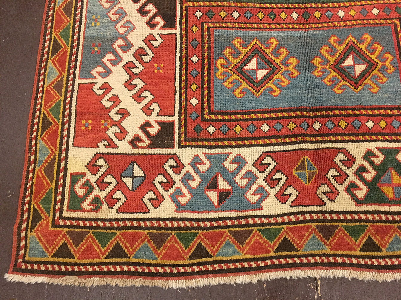 Antique kazak, bordjaloo Rug - # 4425