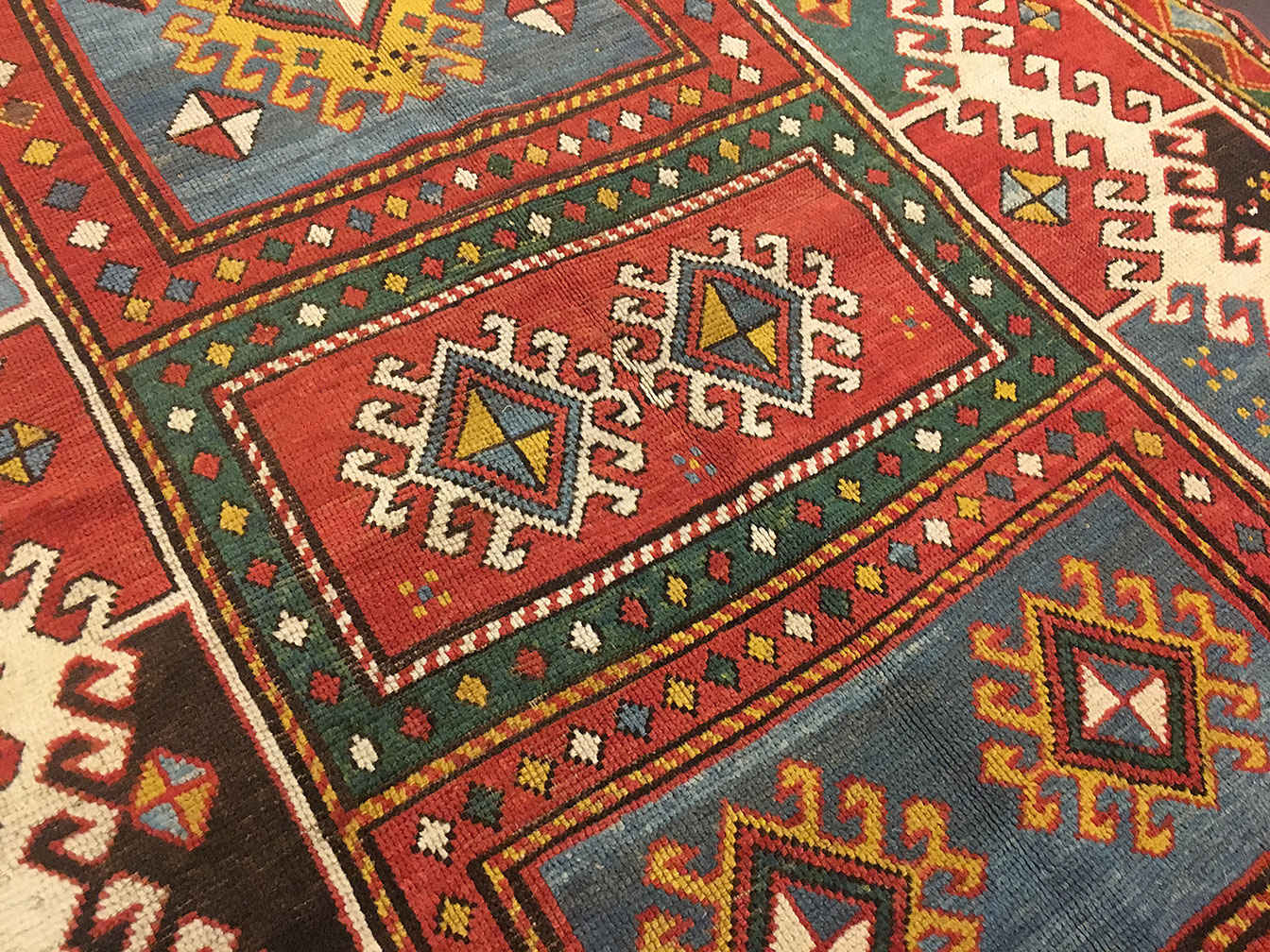 Antique kazak, bordjaloo Rug - # 4425
