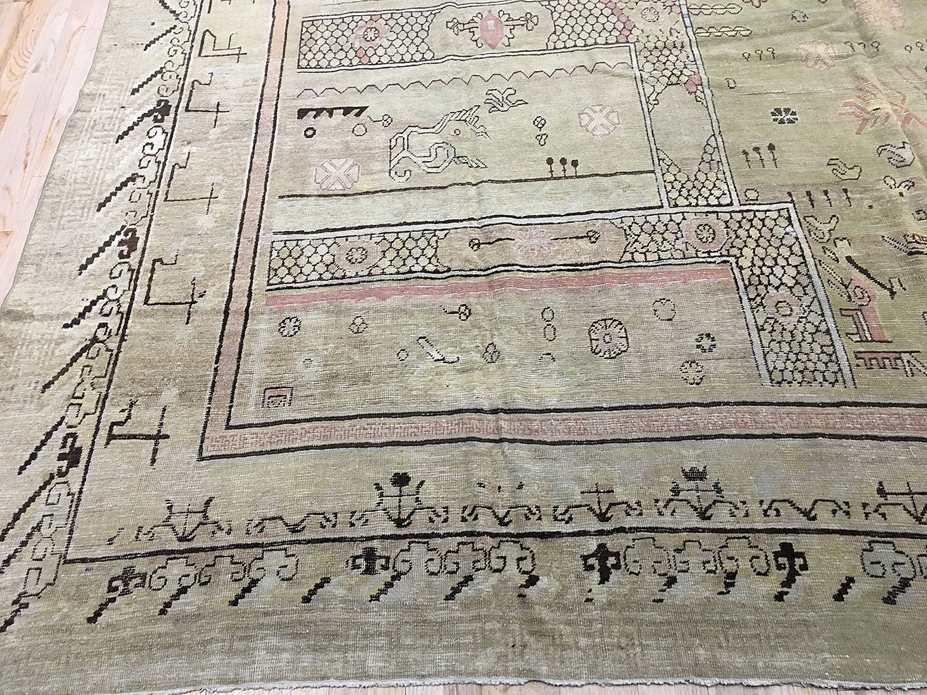 Antique khotan Carpet - # 52305