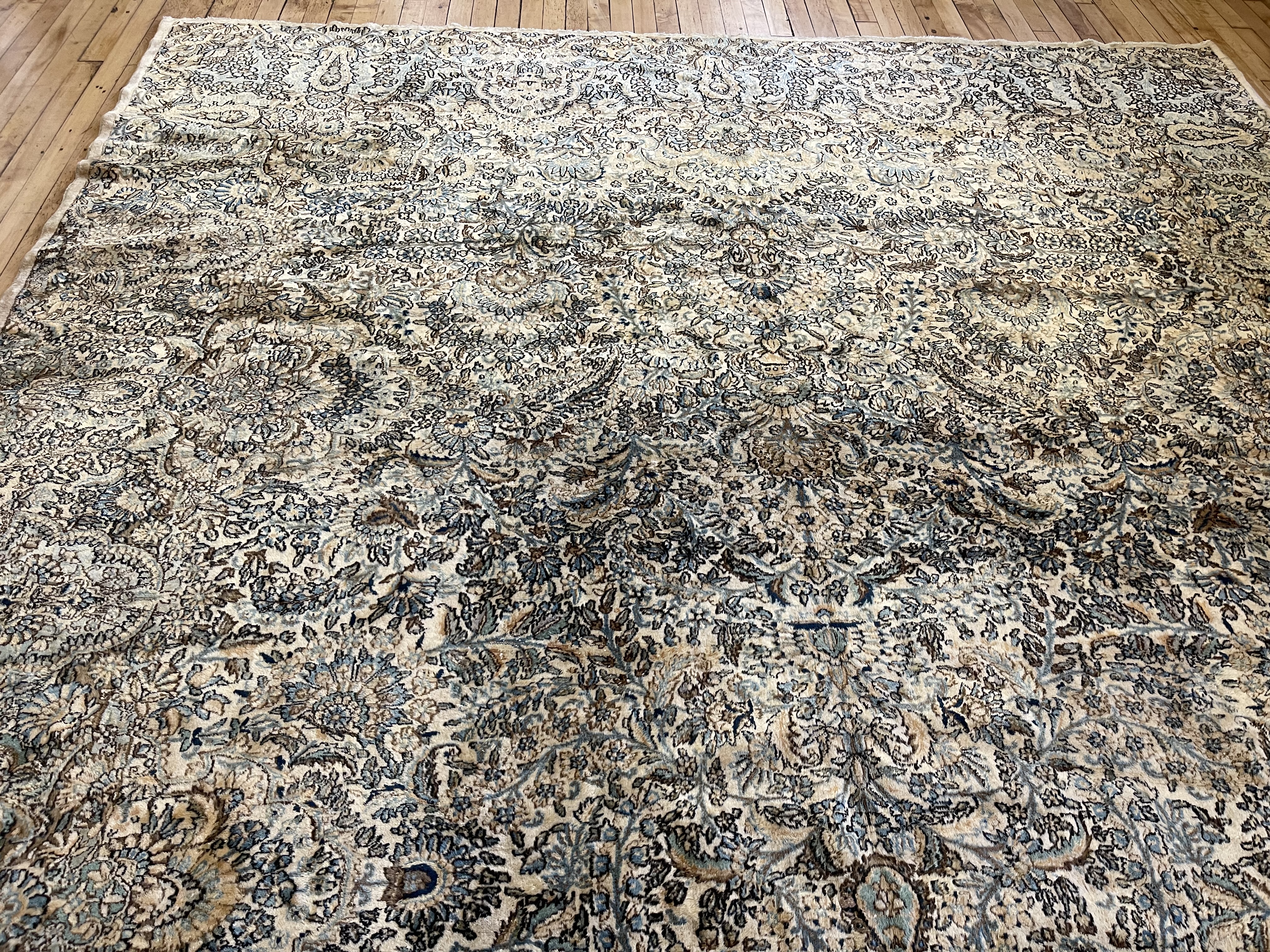 Antique kirman Carpet - # 78313