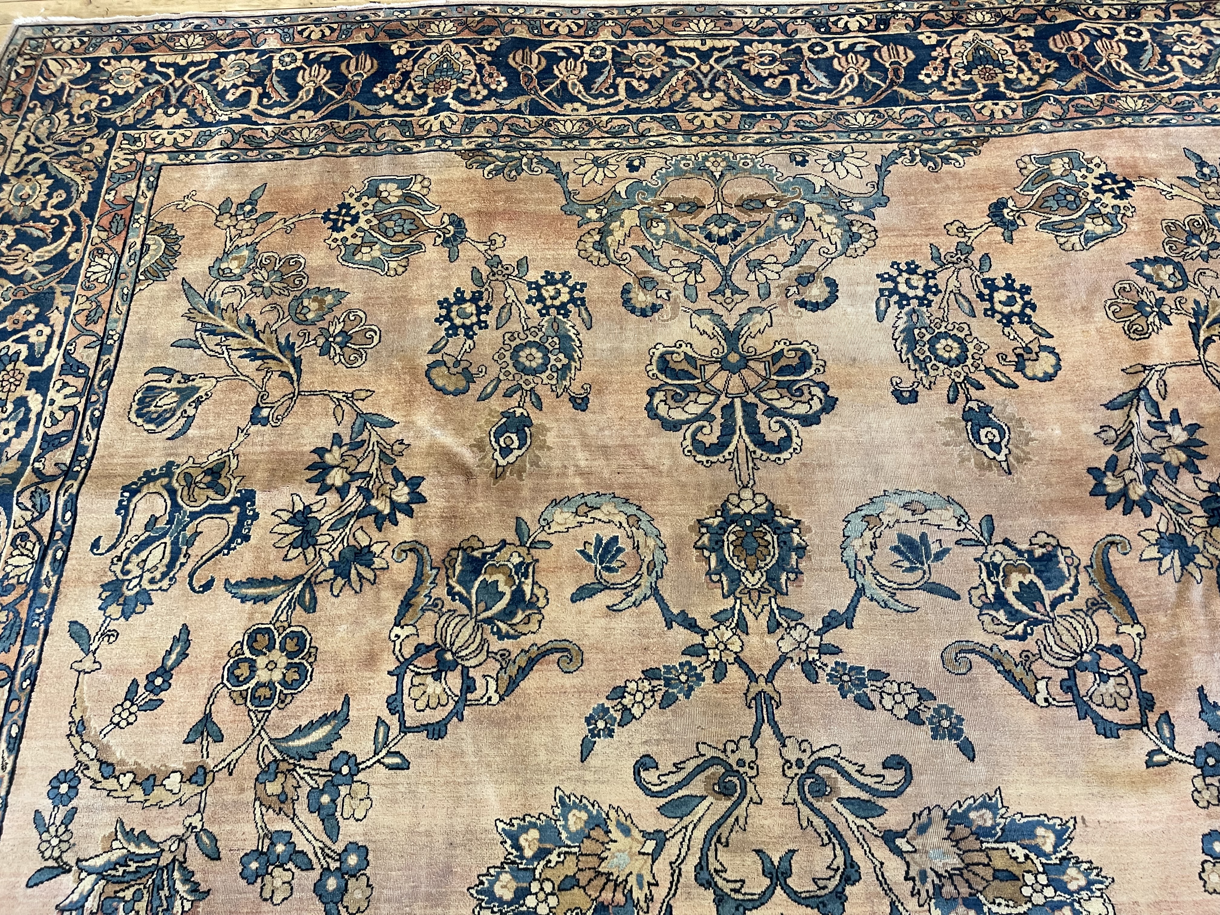 Antique kirman Carpet - # 78351