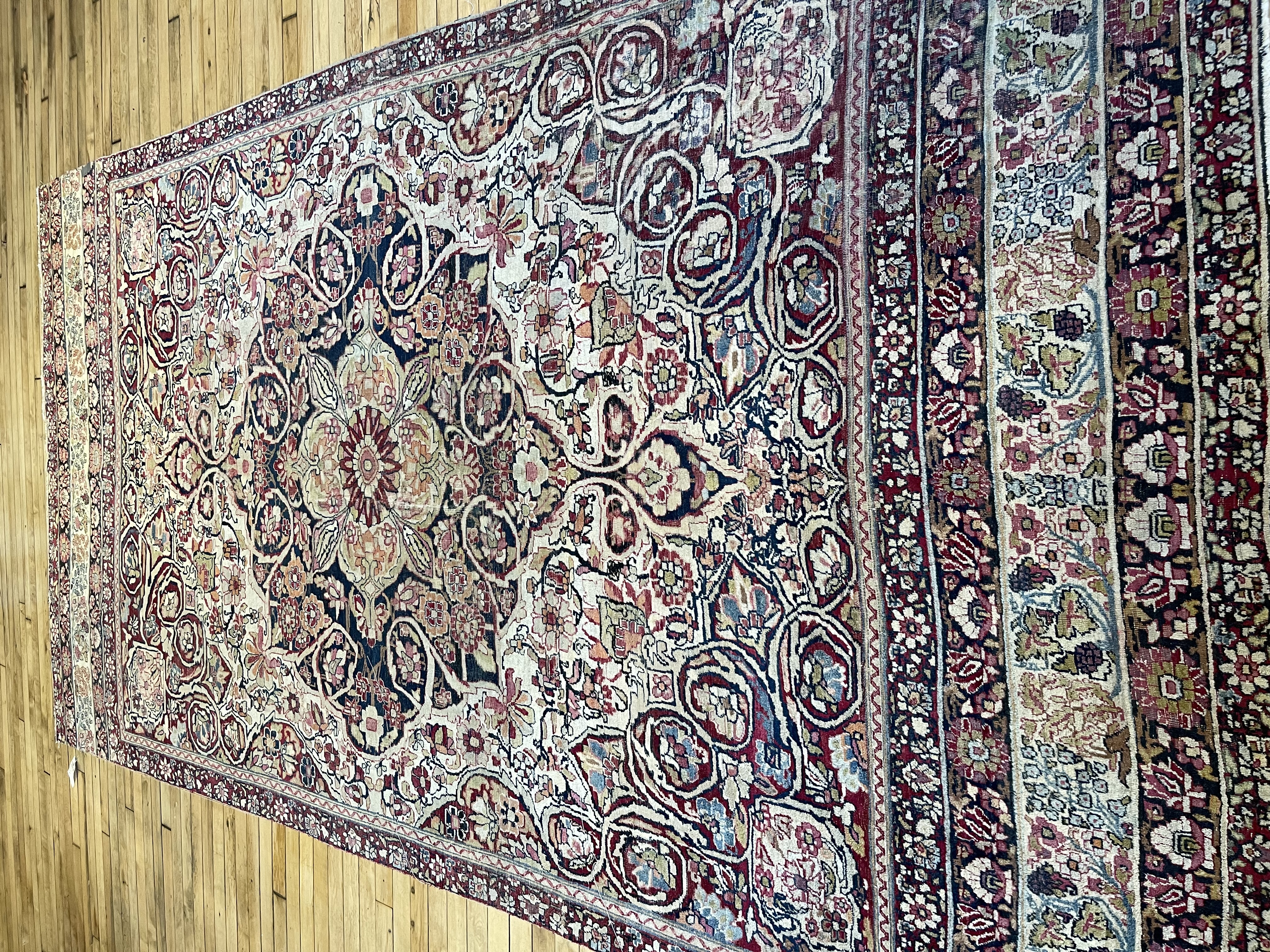 Antique kirman, lavar - # 78354