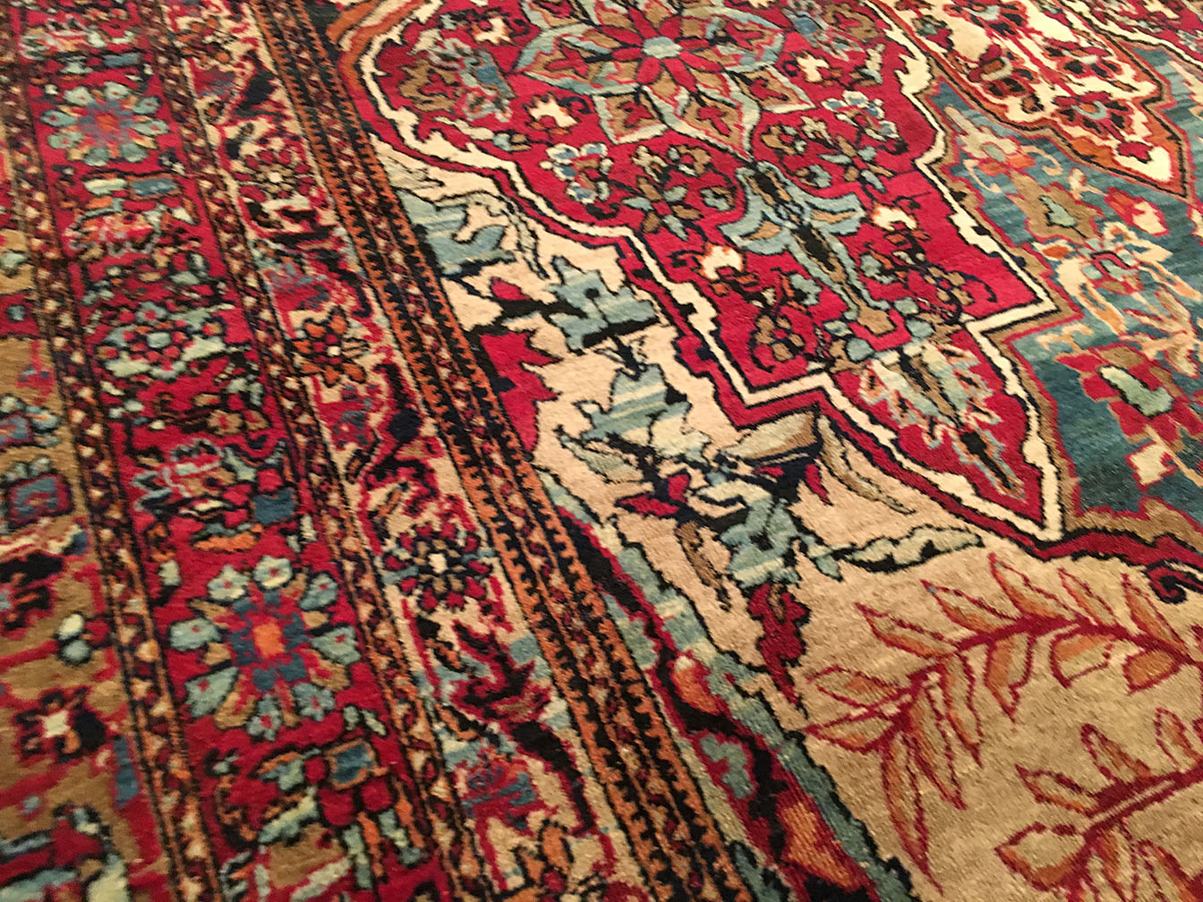 Antique kirman, lavar Carpet - # 52405