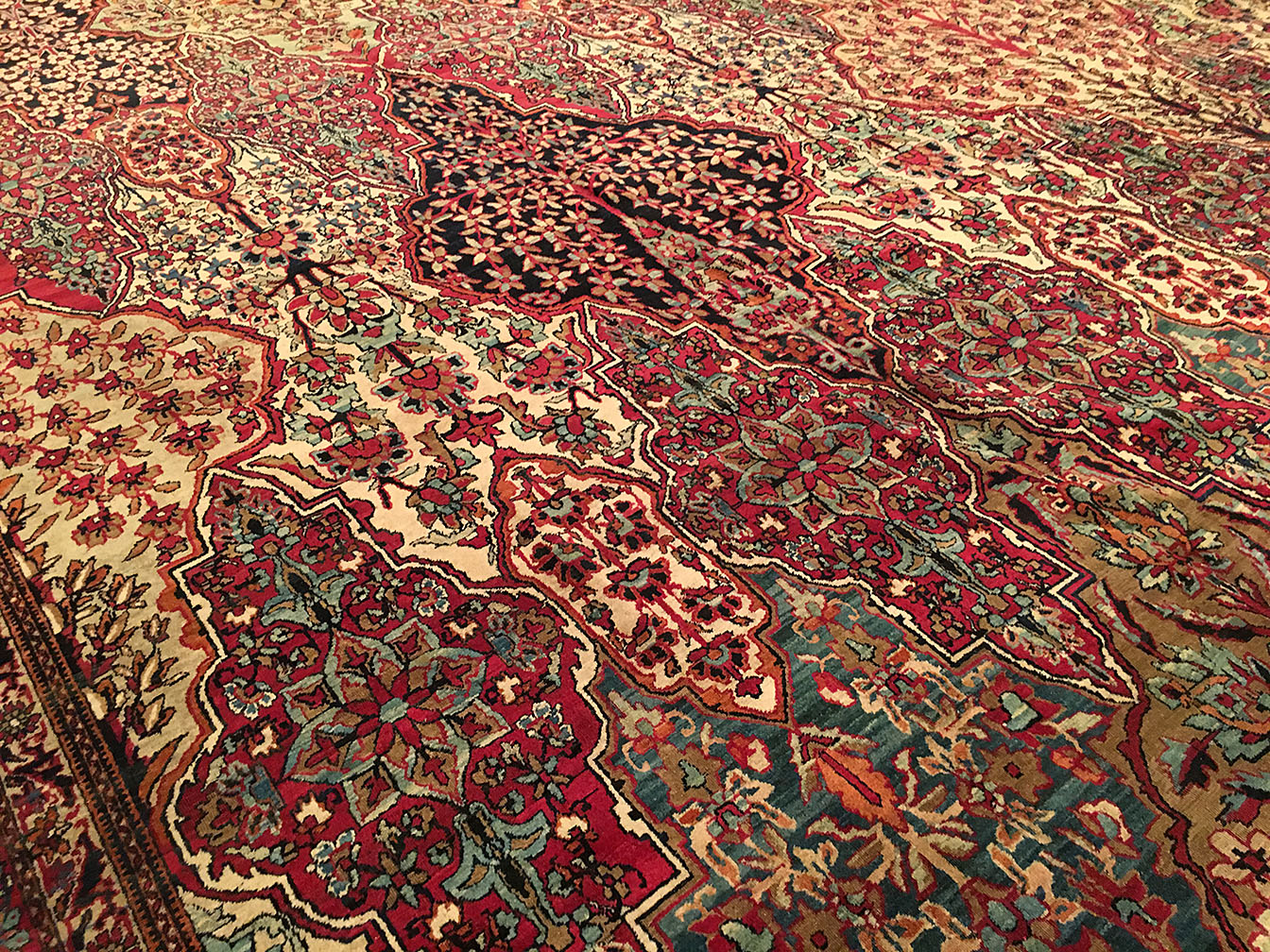 Antique kirman, lavar Carpet - # 52405