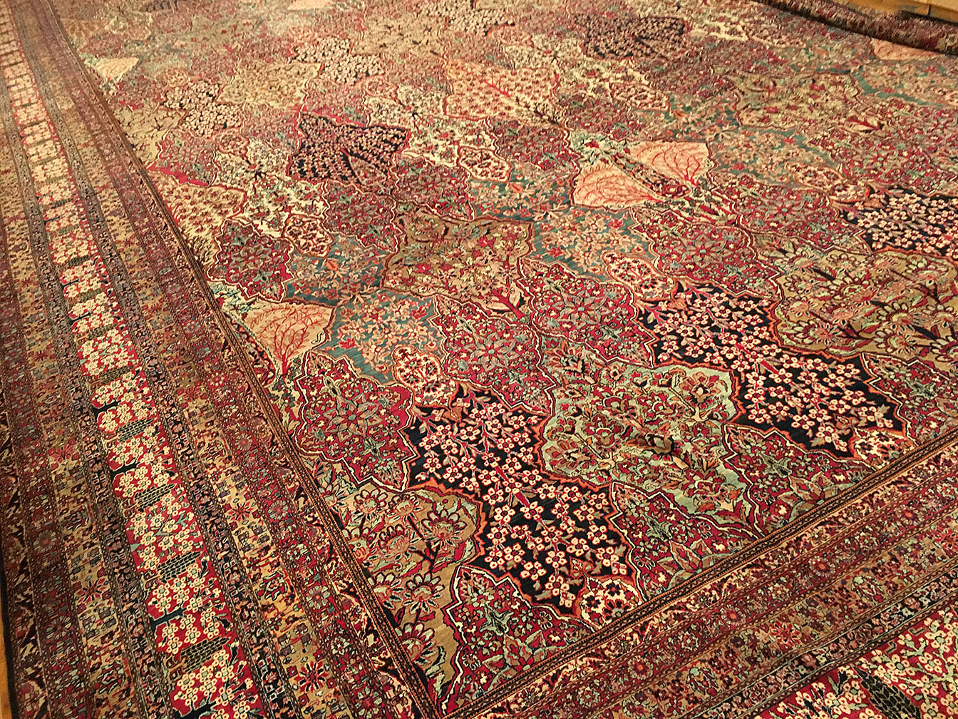 Antique kirman, lavar Carpet - # 52405