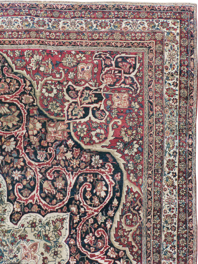 Antique kirman, lavar Carpet - # 57937