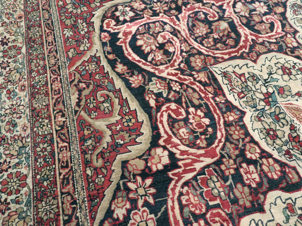 Antique kirman, lavar Carpet - # 57937