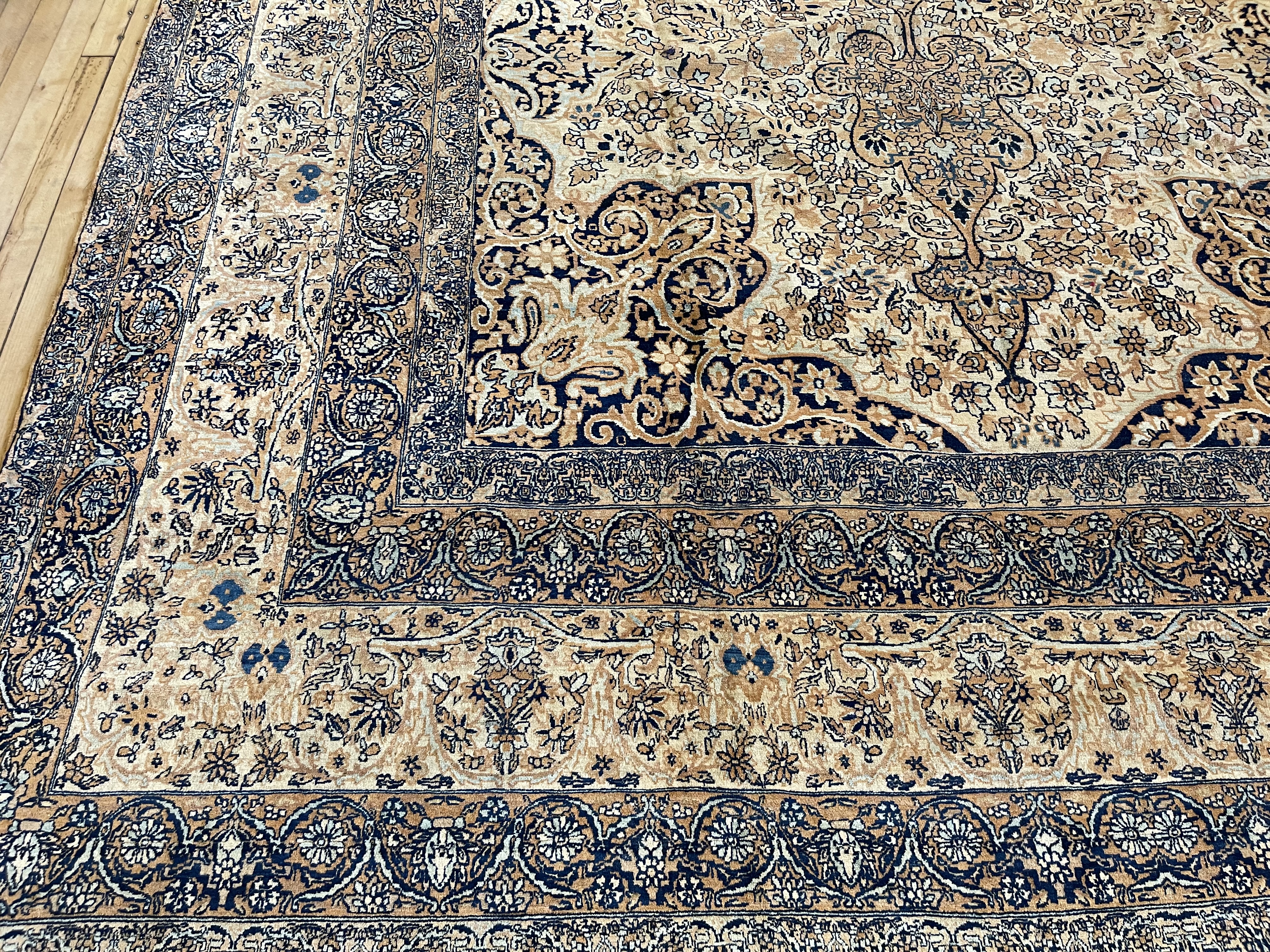 Antique kirman lavar Carpet - # 78257