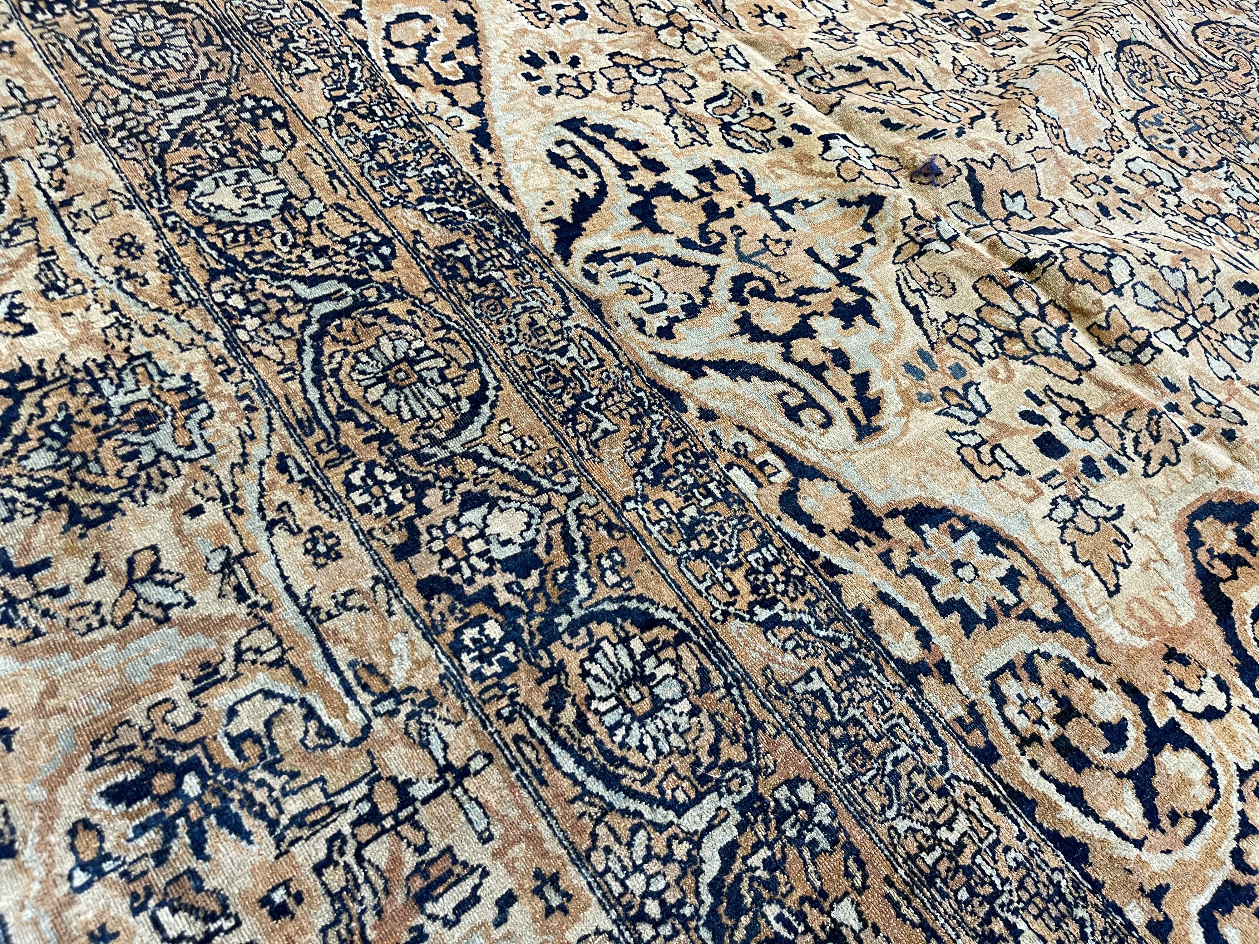 Antique kirman lavar Carpet - # 78257