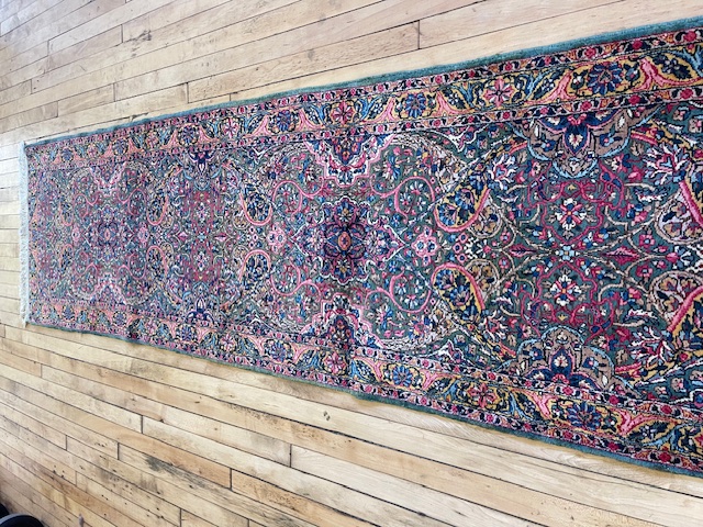 Antique kirman Runner - # 57986