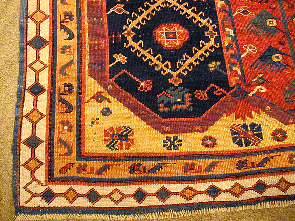 Antique makri Rug - # 2761